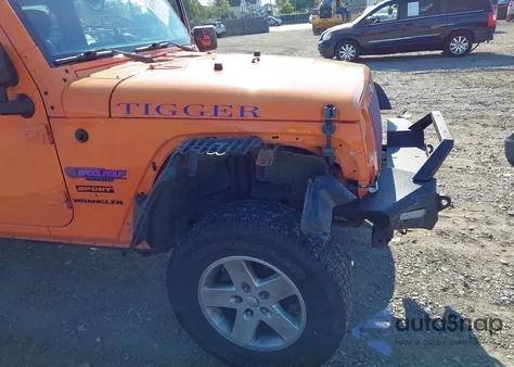 2012 Jeep Wrangler Sport from USA, damaged, VIN 1C4AJWAG7CL186283